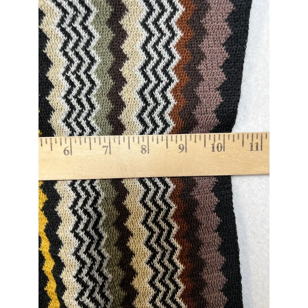 Missoni for Target 20th Anniversary‎ Scarf Zigzag Wool Blend Multicolor Fringed